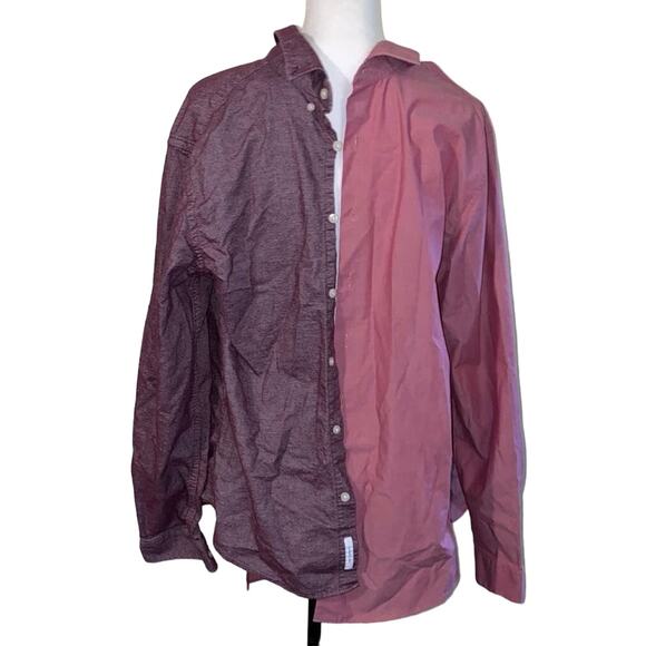 3 Dress Shirts Goodfellow UNLISTED Double Pump Size SIZE M 1 Slimfit Long Sleeve - Picture 7 of 10